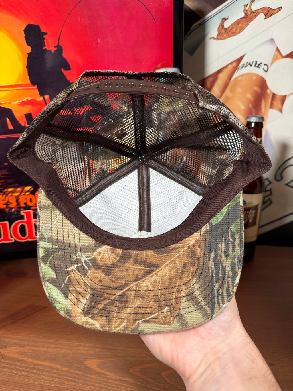 Vintage Golden Harvest Seed Realtree Camo K Products Trucker Hat
