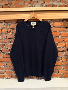 Vintage Eddie Bauer Black Knit Sweater (M)