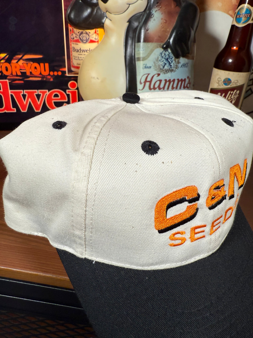 Vintage C&N Seeds Snapback Hat