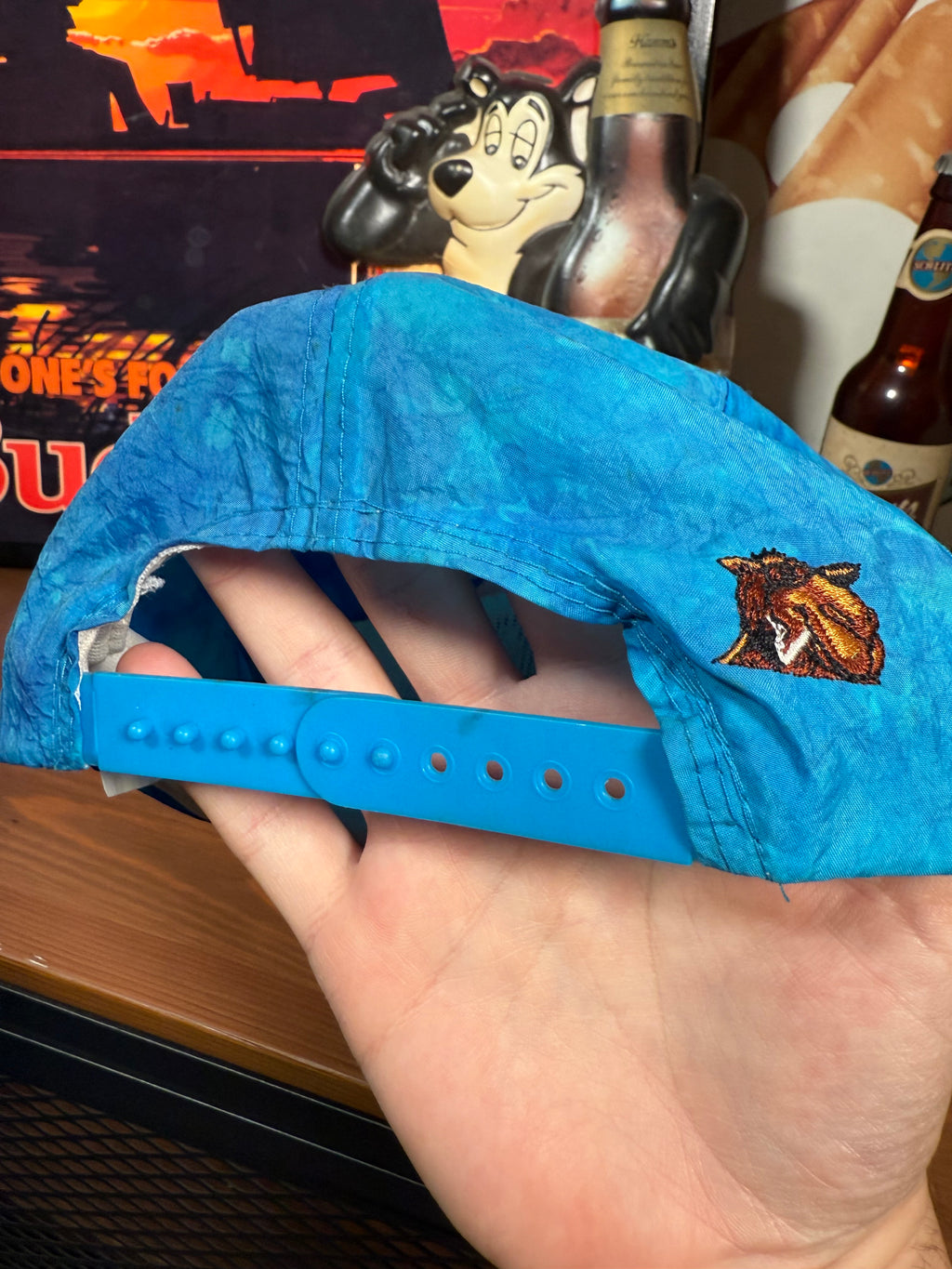 Vintage 90s Camel Cigs Joe Camel Blue Hat