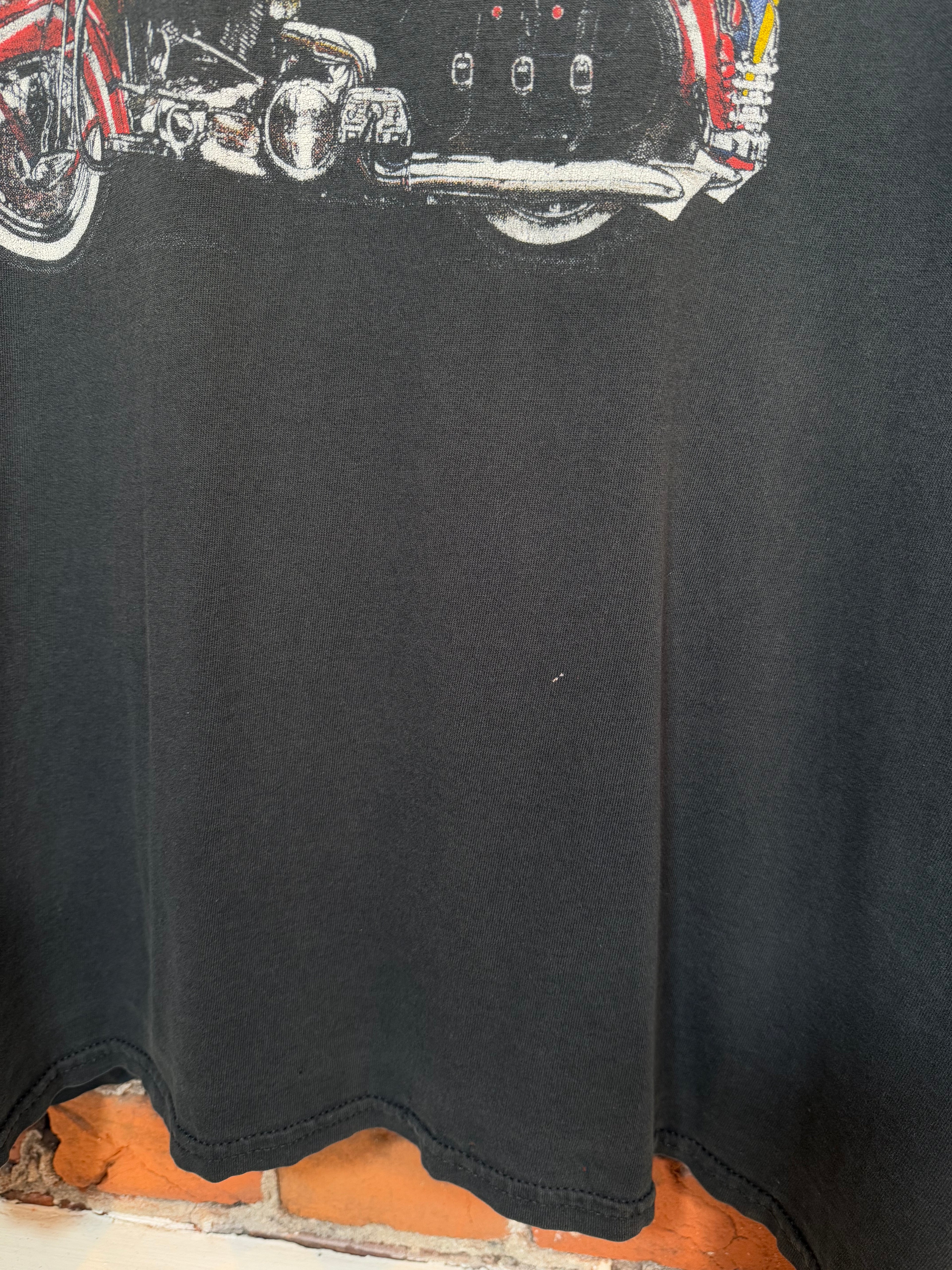 Vintage Distressed 2001 Bike Week Tee (XL)