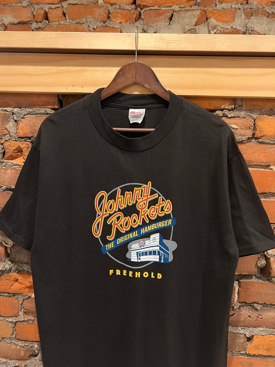 Vintage 90s Johnny Rockets Hamburgers Tee (L)