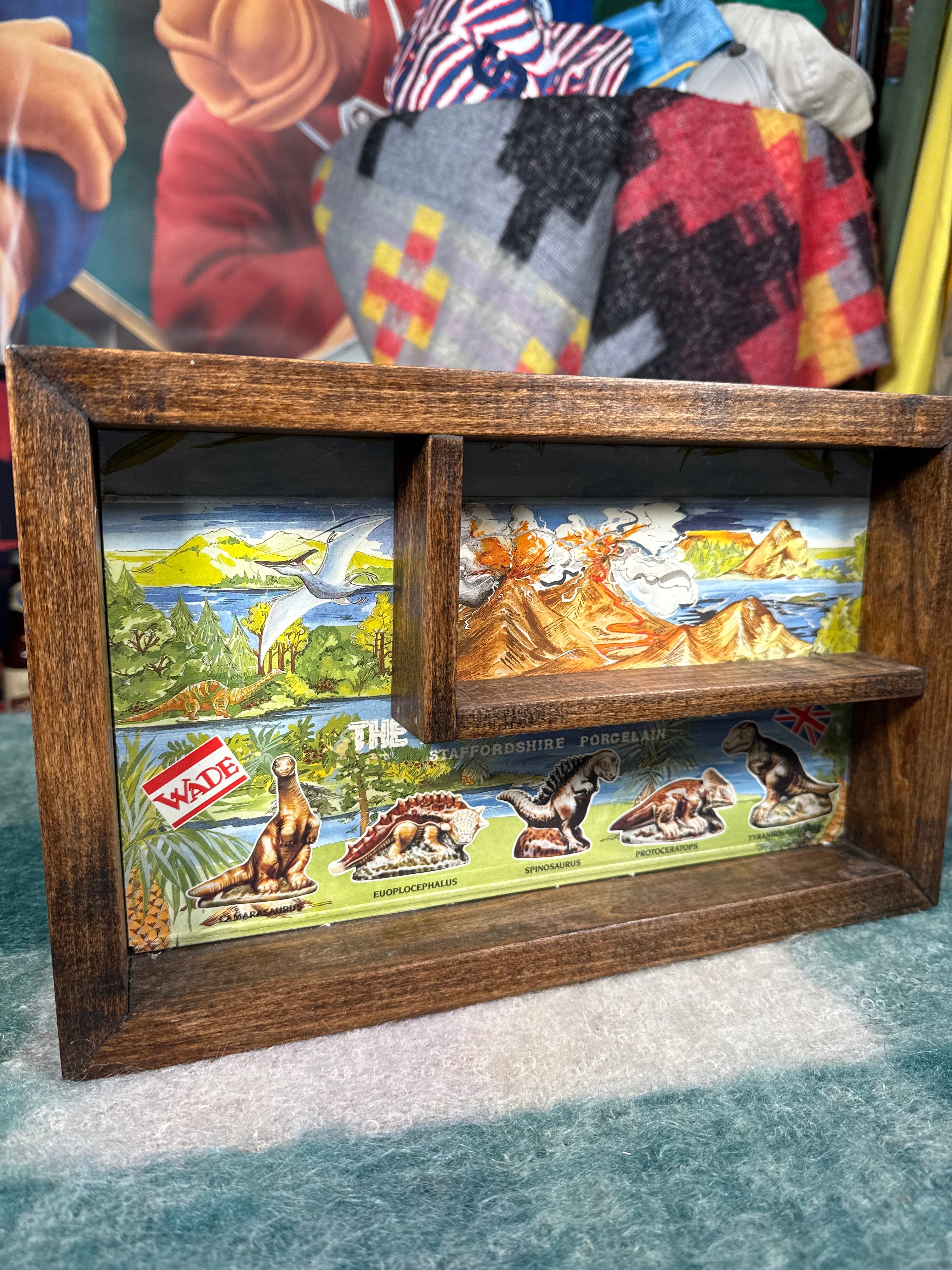 Vintage Porcelain Dinosaur Set and Display