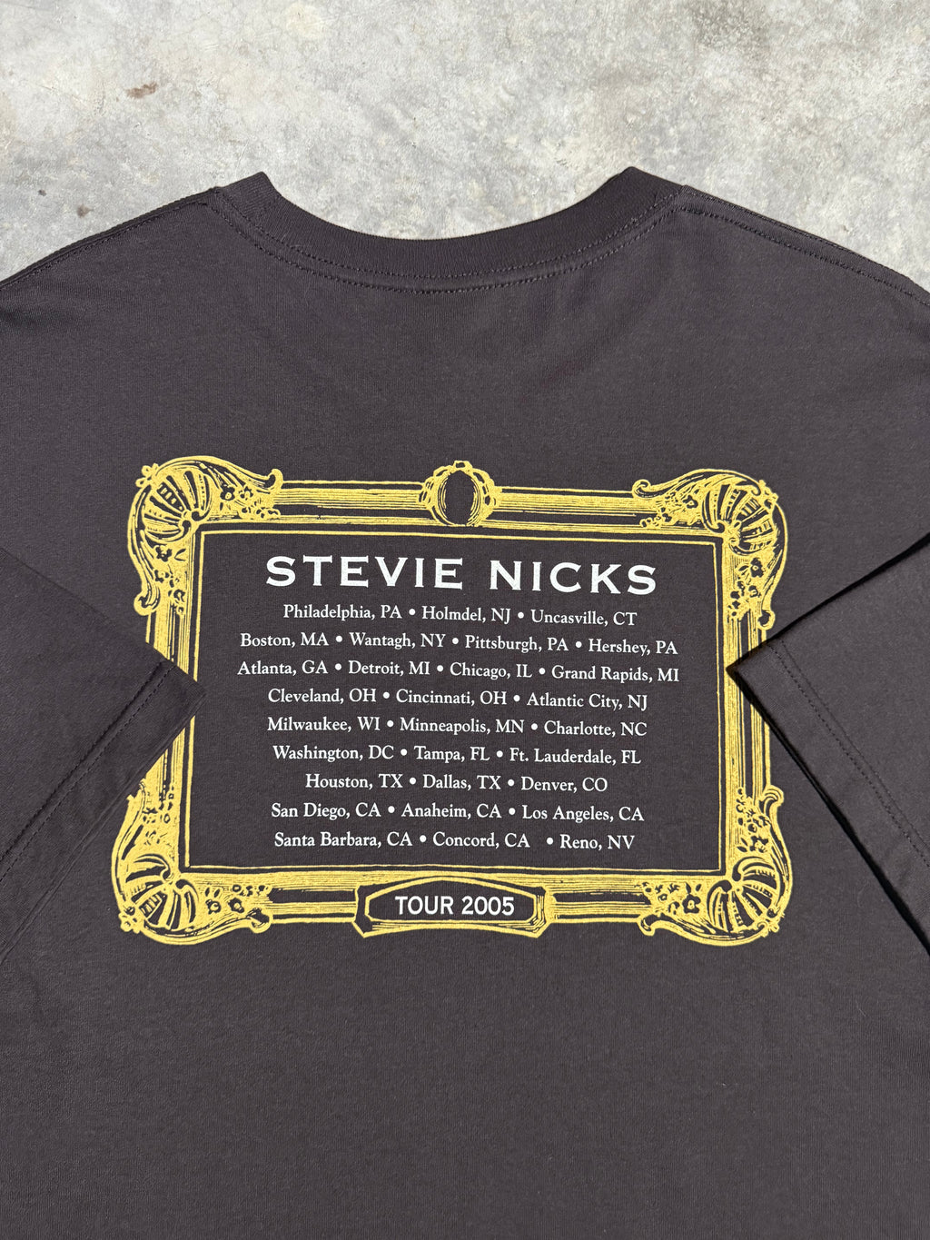 Vintage 2005 Stevie Nicks Leather and Lace Concert T-Shirt (2XL)