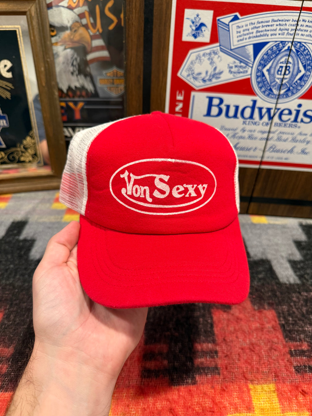 Y2K Von Sexy Parody Trucker Hat