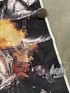 Vintage Kiss Ace Frehley Fire Poster (22x34)