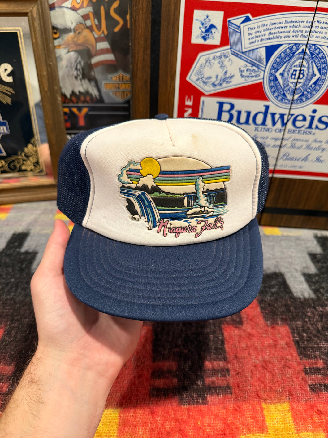 Vintage 80s Niagara Falls Trucker Hat