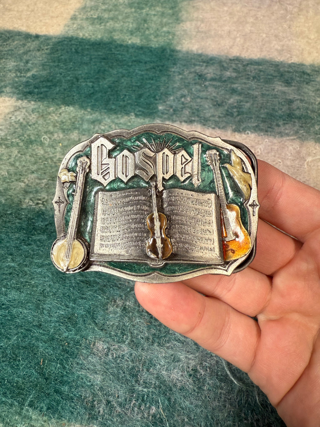 Vintage 1985 Gospel Belt Buckle