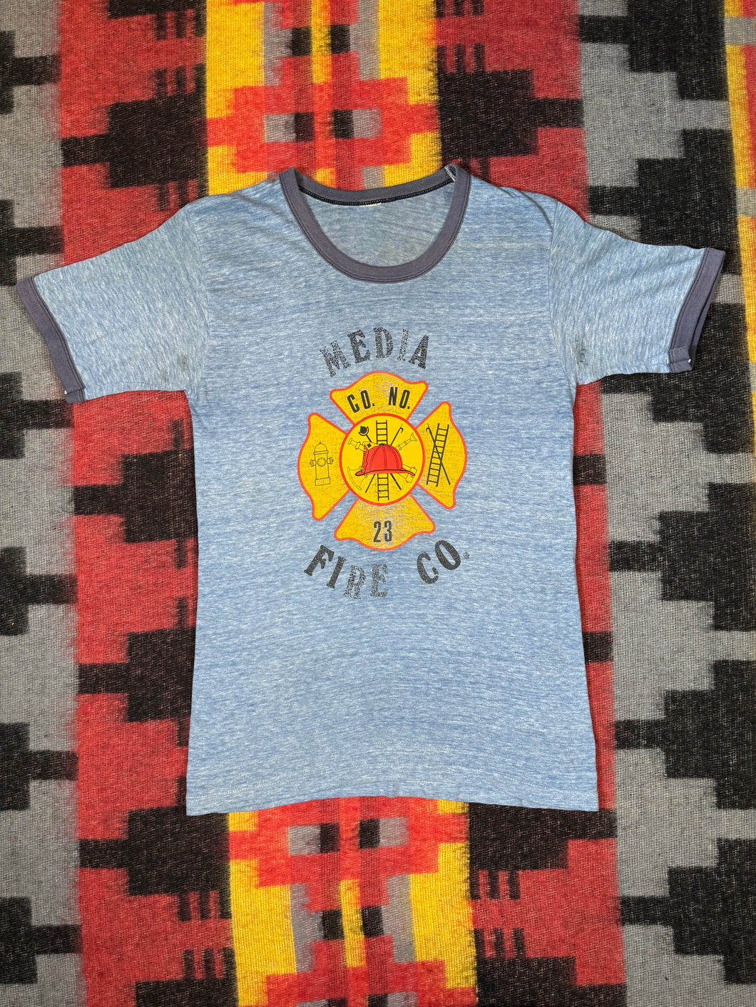 True Vintage Media Fire Co. Ringer (WS 16.5x25)