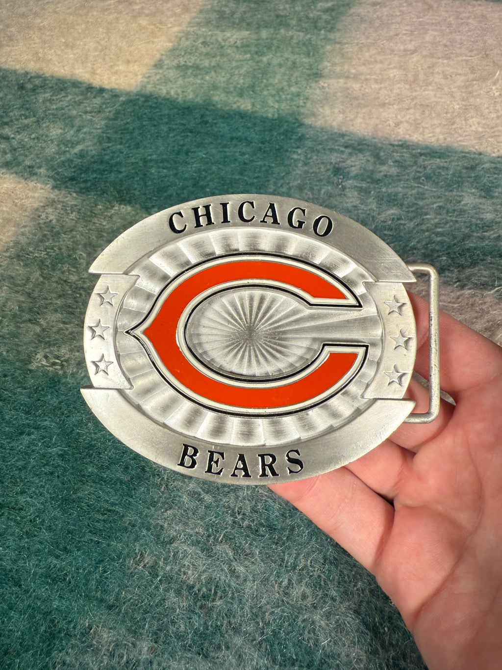 Vintage 2000s Chicago Bears Oversized Belt Buckle