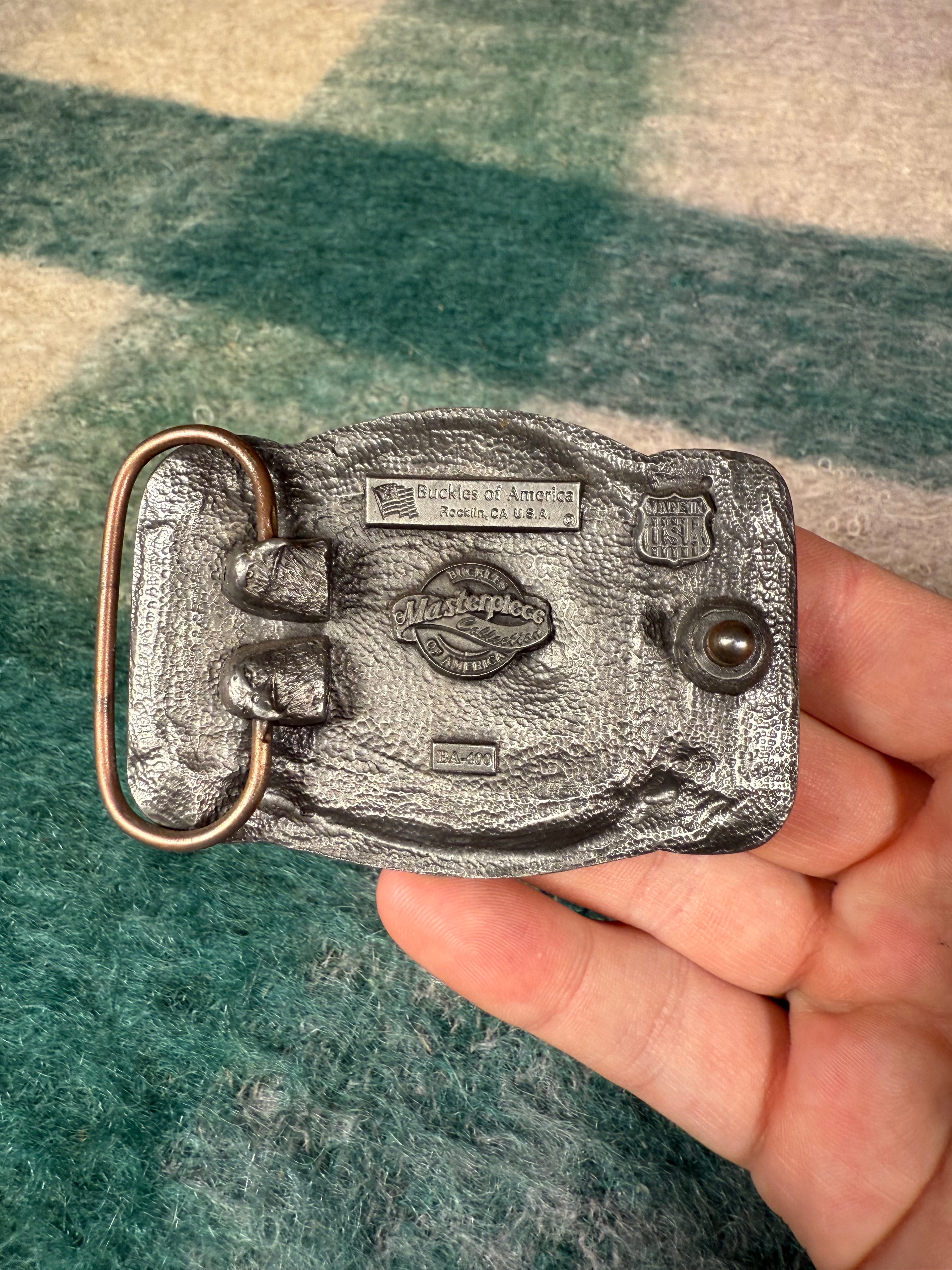 Vintage Labrador Retriever Belt Buckle