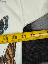 Load image into Gallery viewer, Vintage Butterfly Print Collared Swestshirt (WM)
