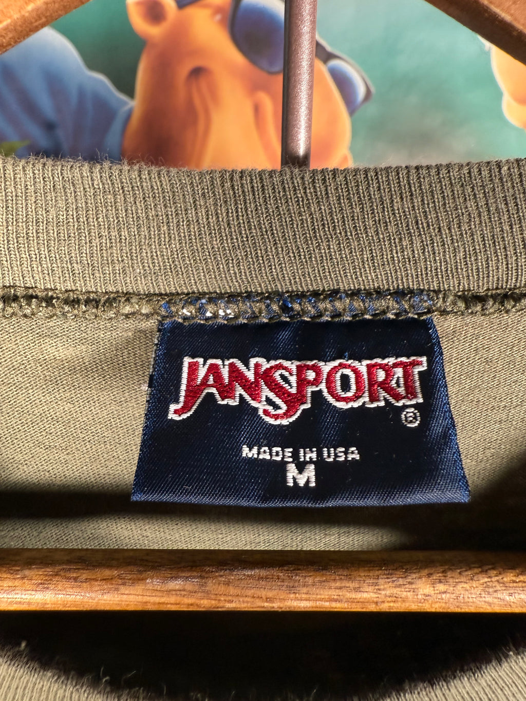 Vintage 90s Jansport Hiking Boot T-Shirt (L)