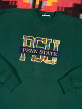 Load image into Gallery viewer, Vintage Green Penn State Paisley Embroidered Crewneck (XL)
