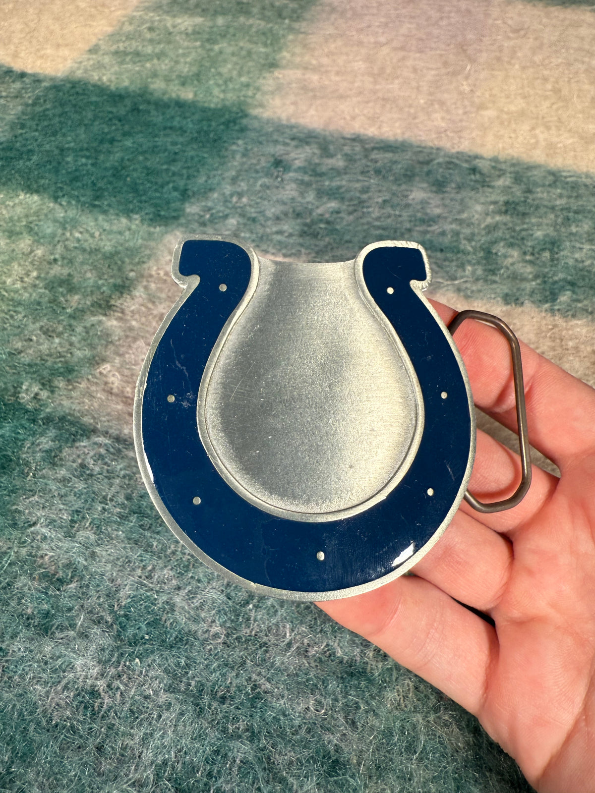 Vintage 2000s Indianapolis Colts Big Logo Belt Buckle