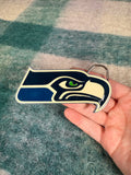 Vintage 2000s Seattle Seahawks Big Logo Belt Buckle