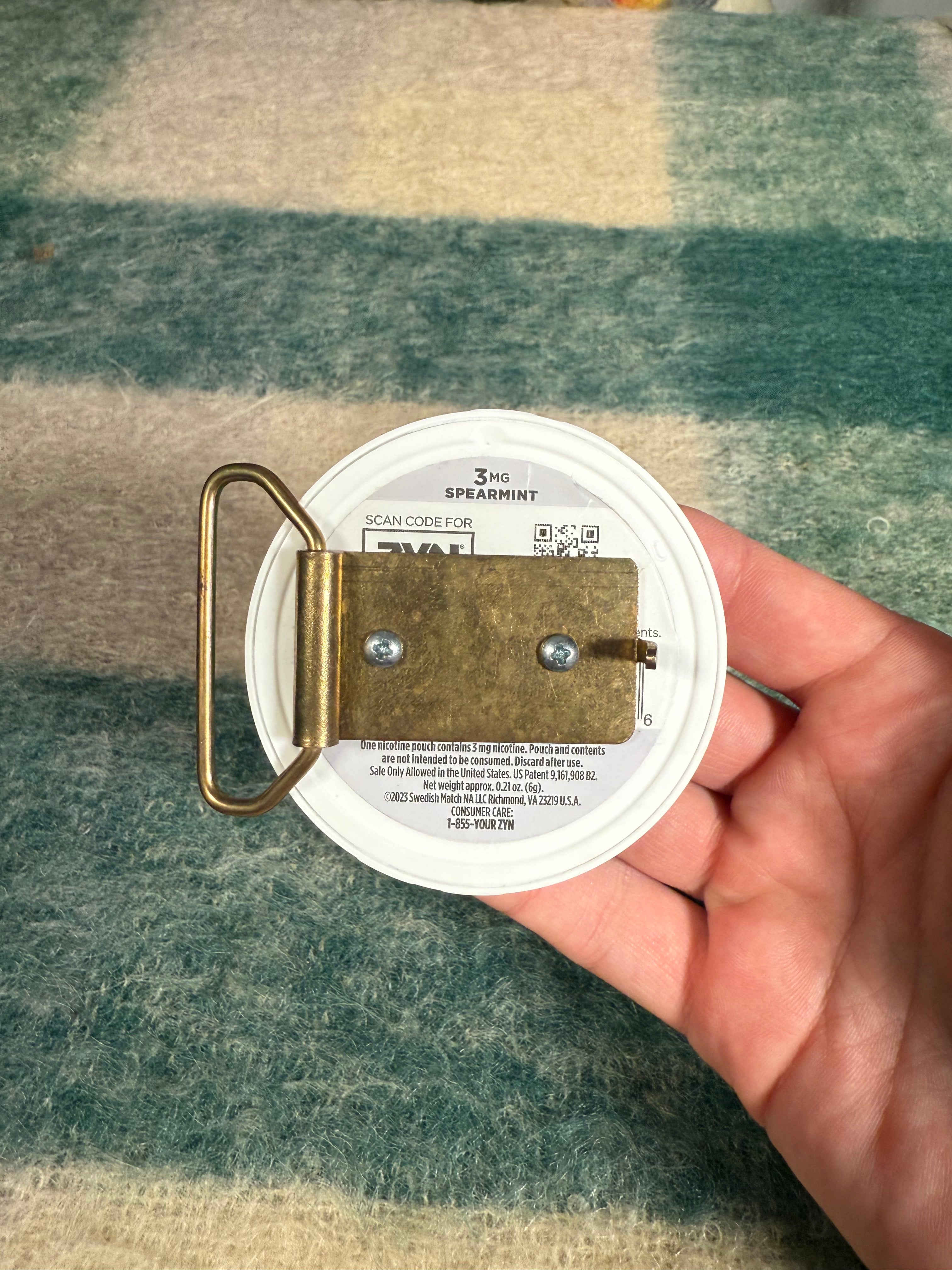 Custom Can Belt Buckle