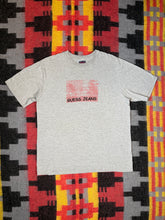 Load image into Gallery viewer, Vintage Guess Jeans Embroidered American Flag Tee (L)

