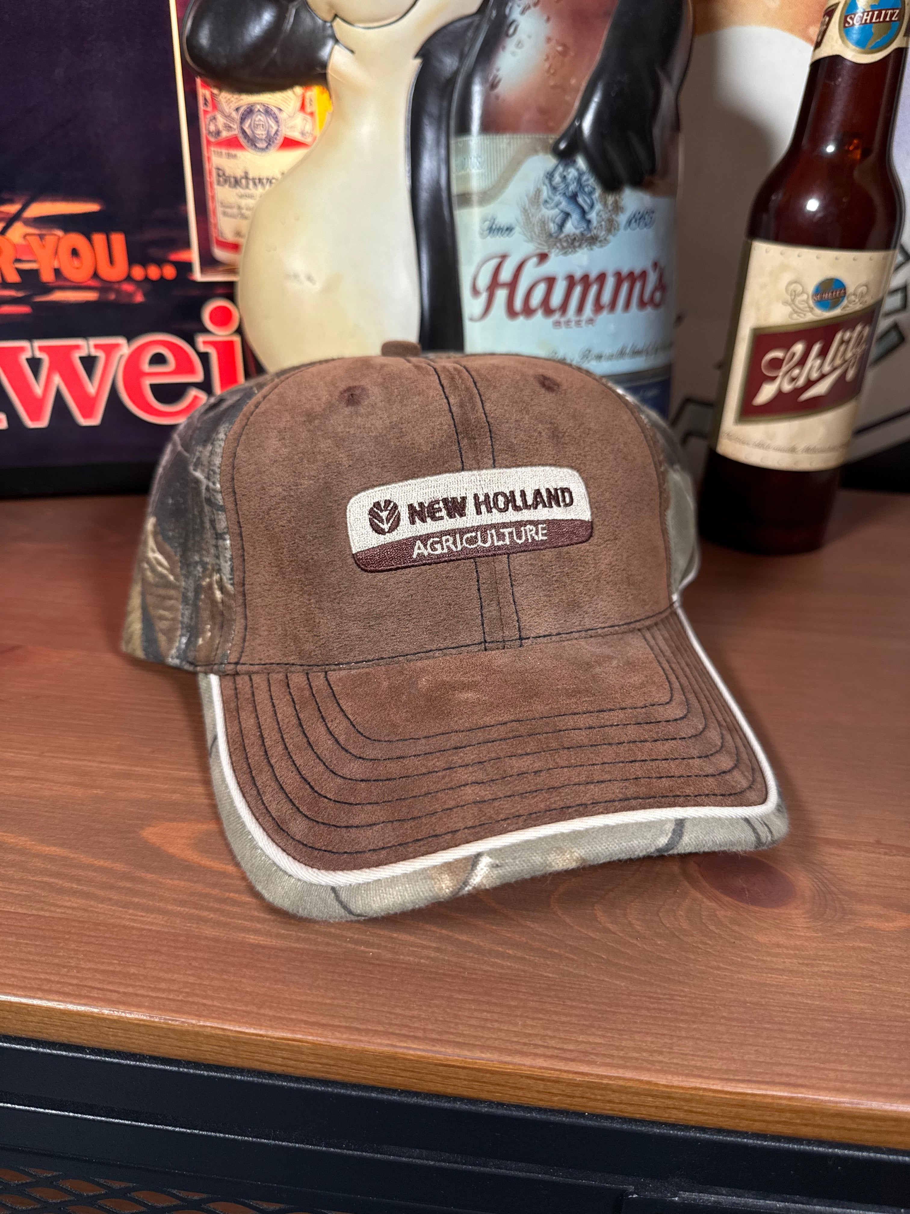 Vintage New Holland Agriculture Camo Hat