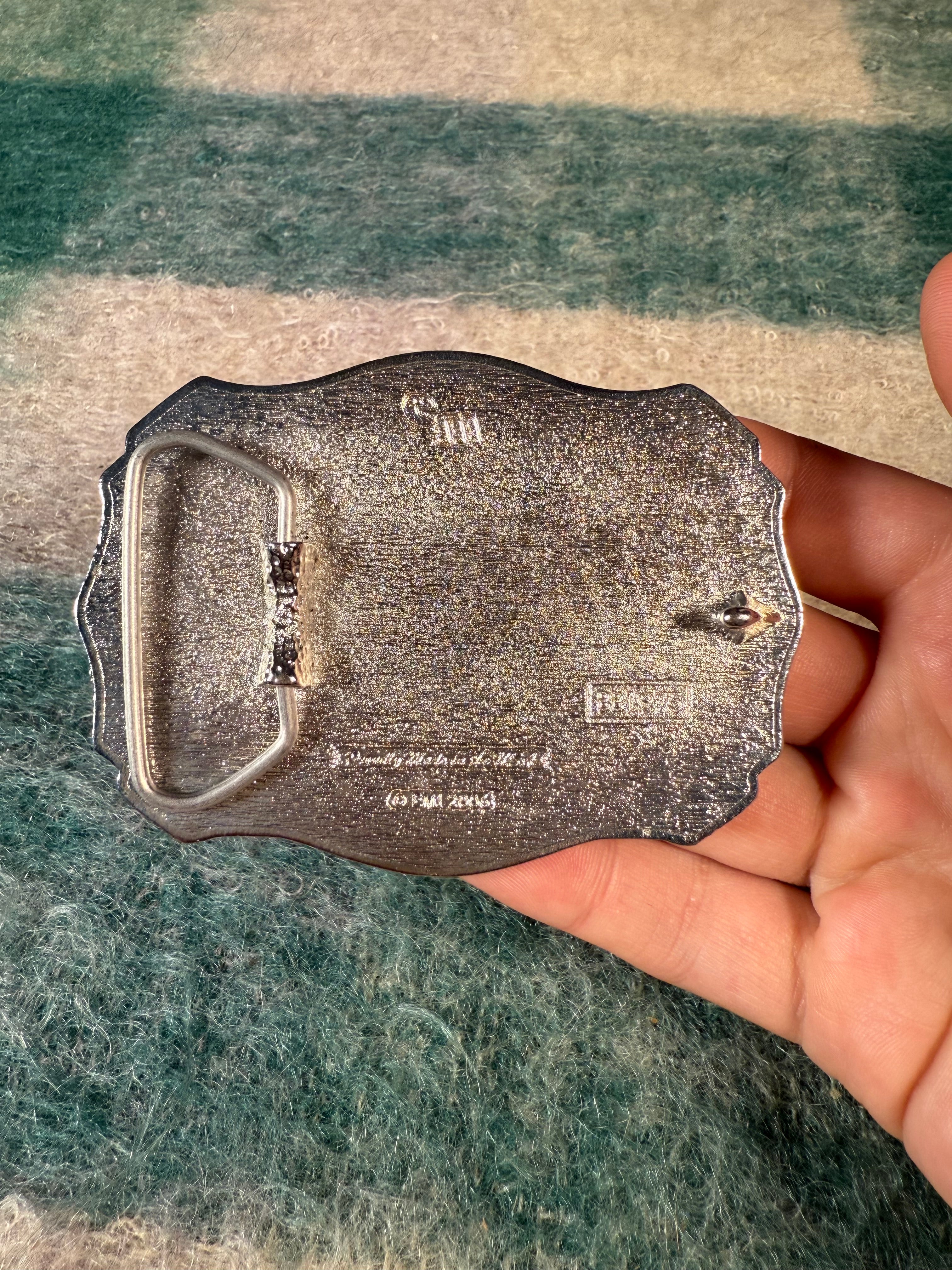 2000s Camo Belt Buckle