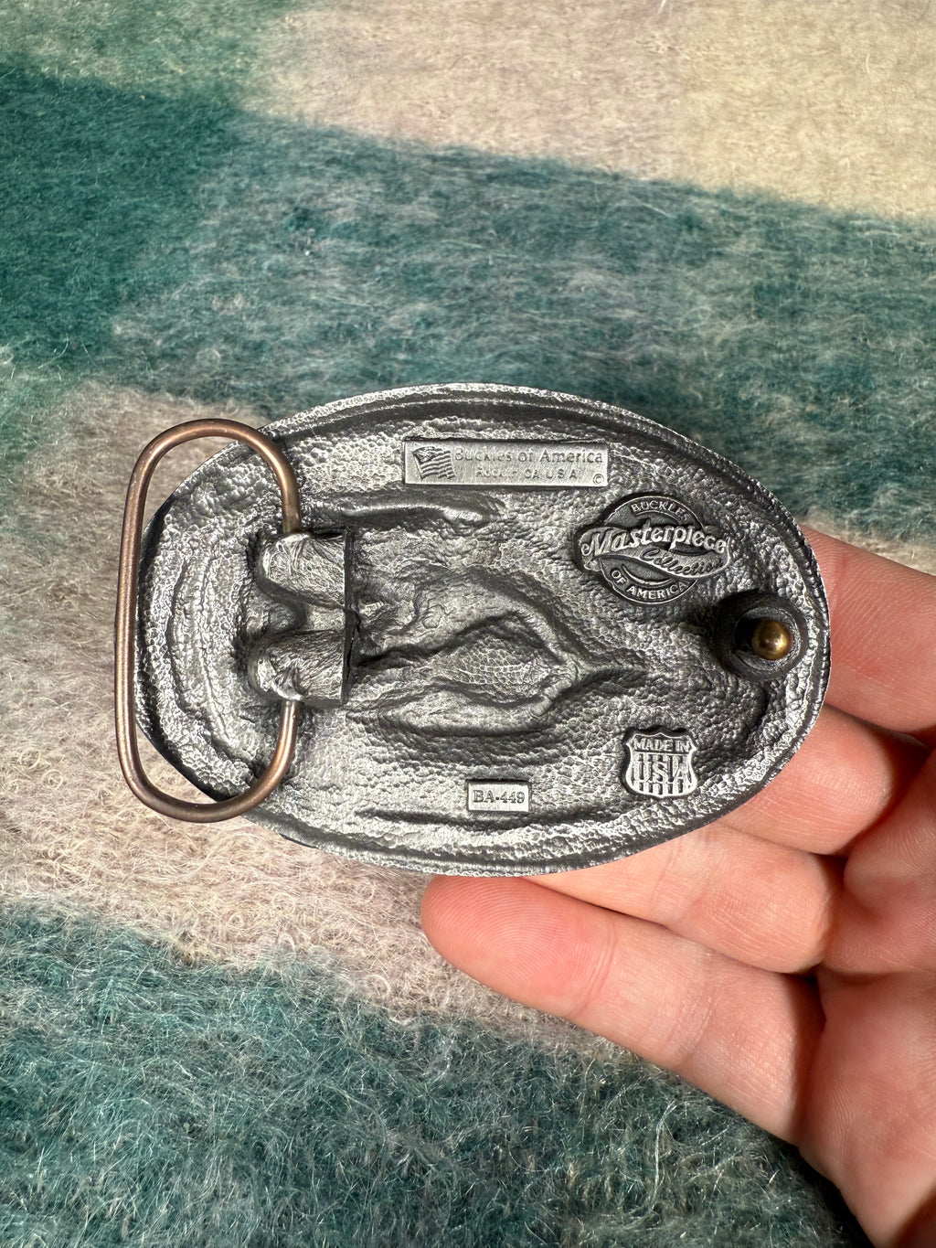 Vintage Cowboy Boot Spur Belt Buckle