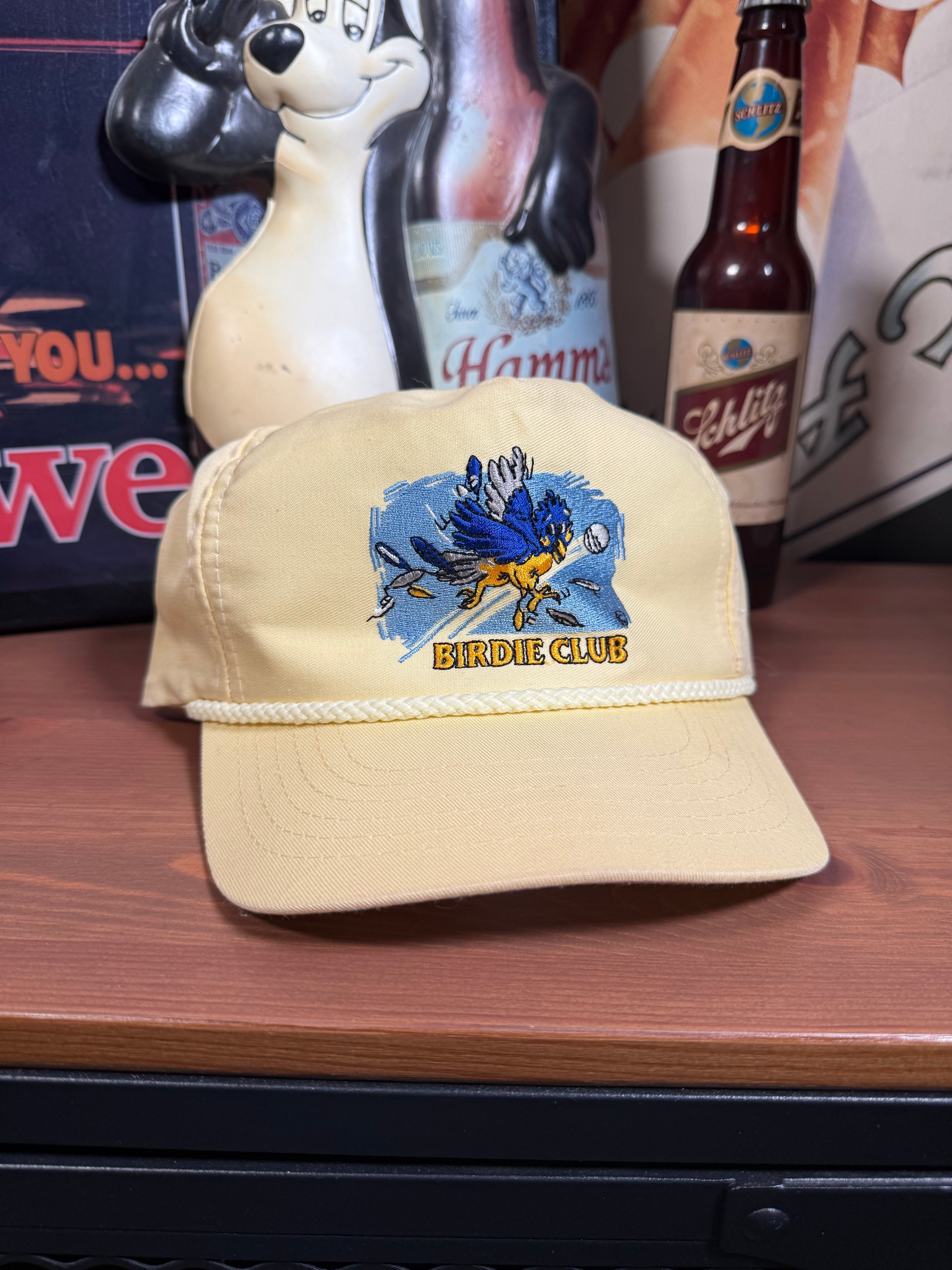 Vintage Birdie Club Golf Strapback Hat