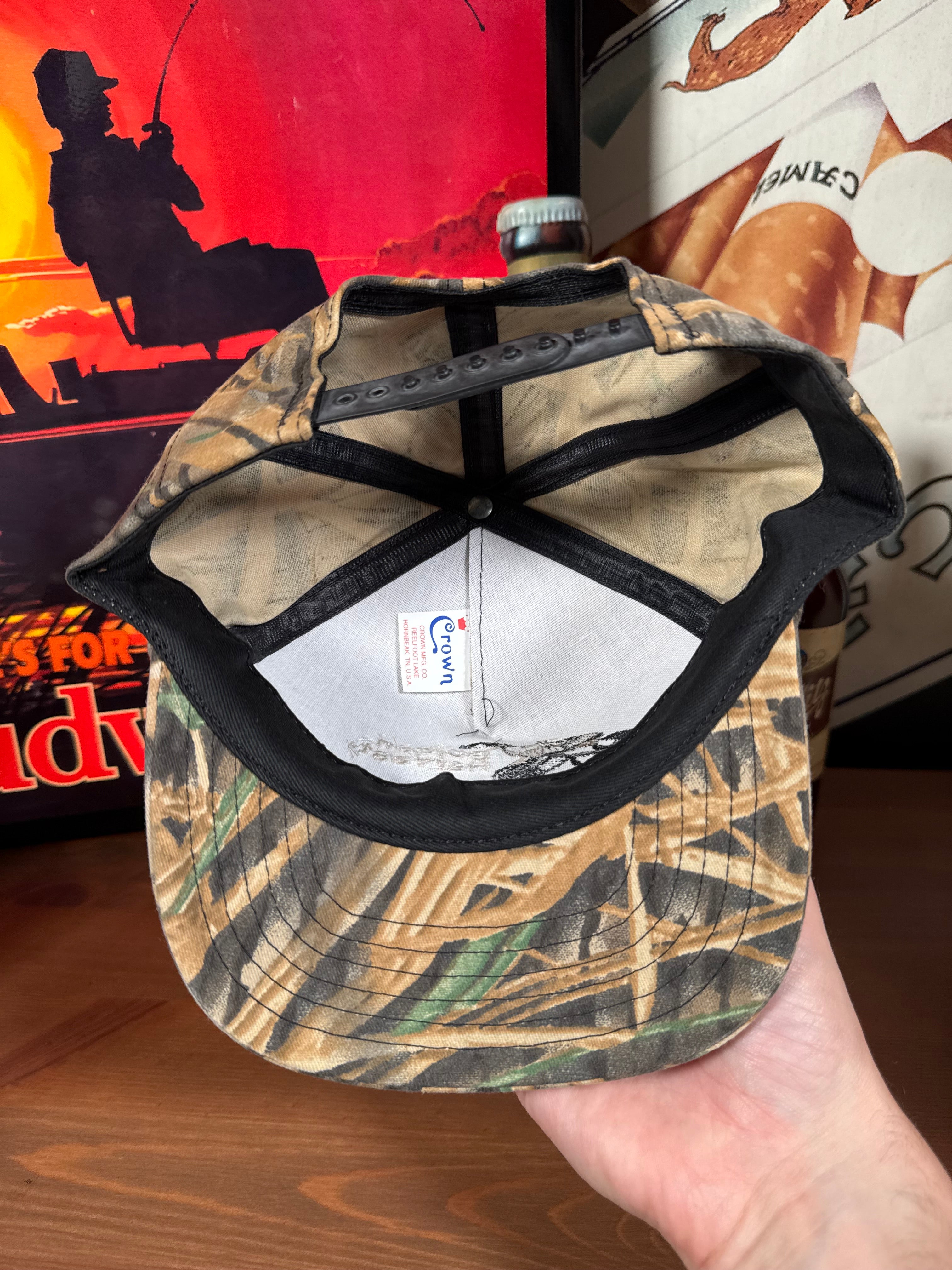 Vintage Golden Harvest Goose Camo K Products Snapback Hat