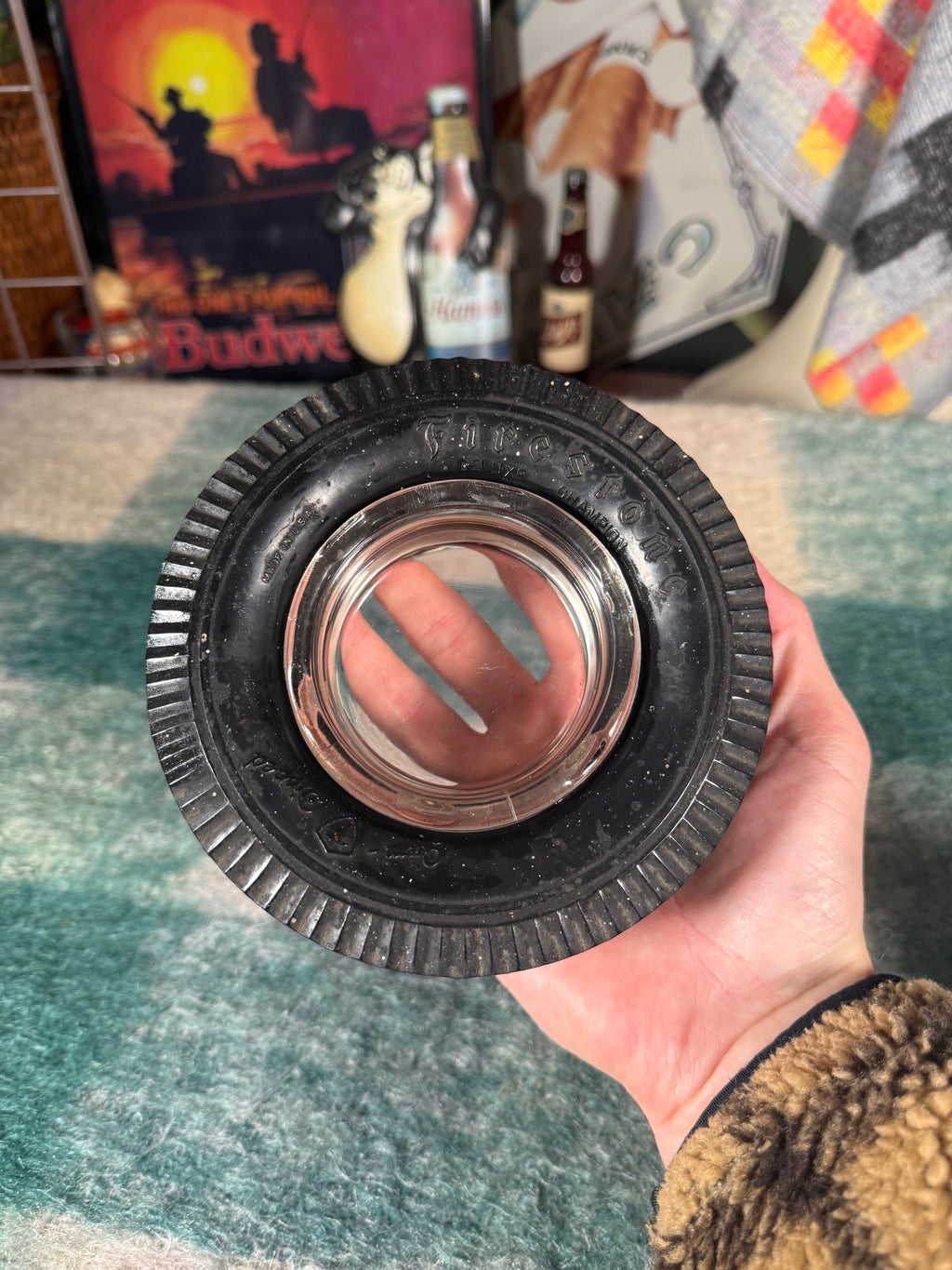 Vintage Firestone Tire Ashtray