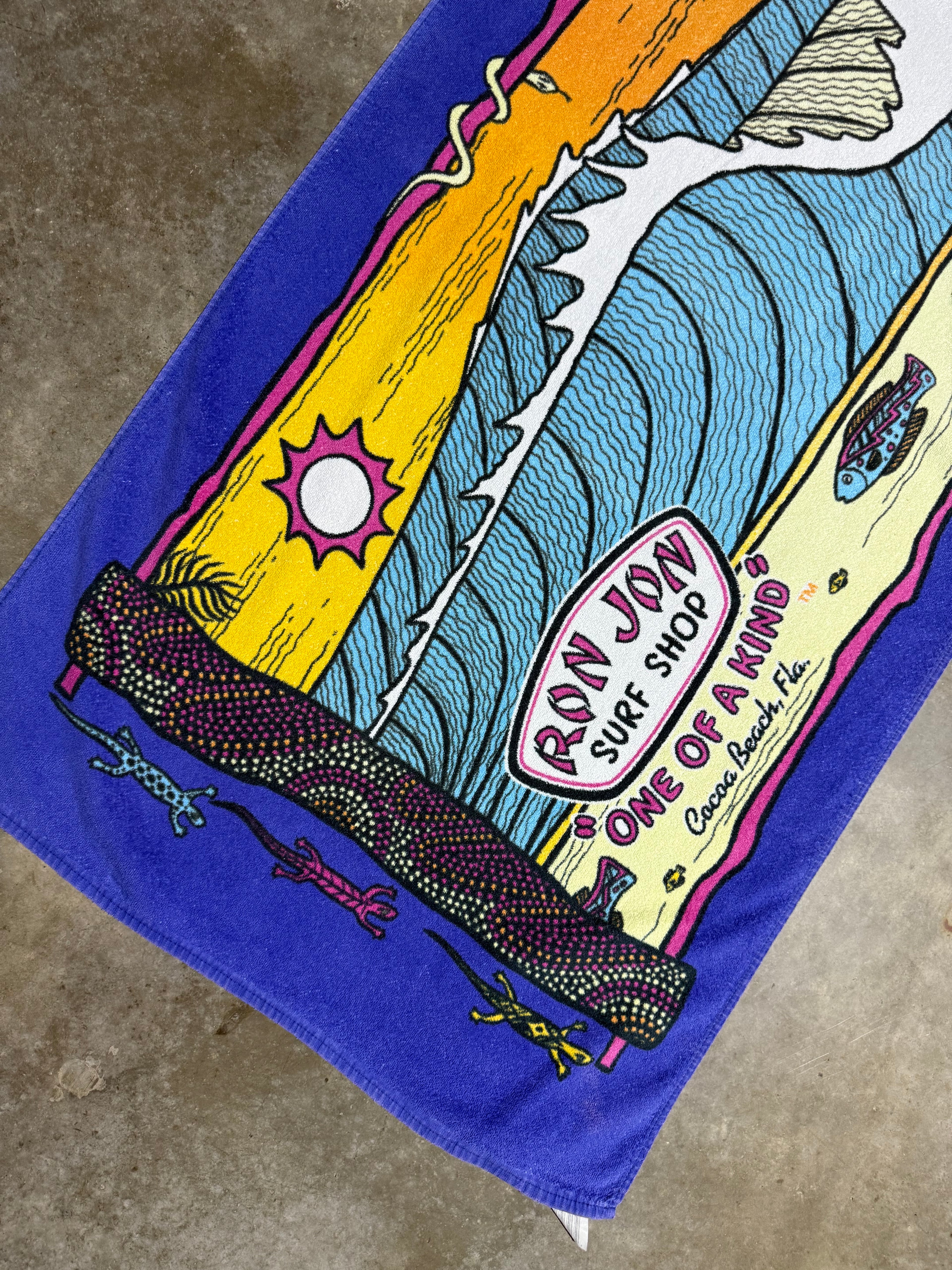 Vintage Ron Jon Surf Shop Towel