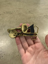 Load image into Gallery viewer, Vintage 80s Trumpet Belt Buckle
