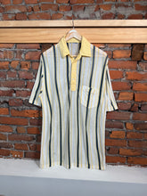 Load image into Gallery viewer, Vintage 80s Super Thin Striped Polo (XL)
