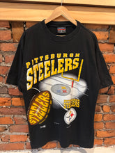 Load image into Gallery viewer, Vintage 1994 Pittsburgh Steelers Magic Johnson T’s Shirt (L)

