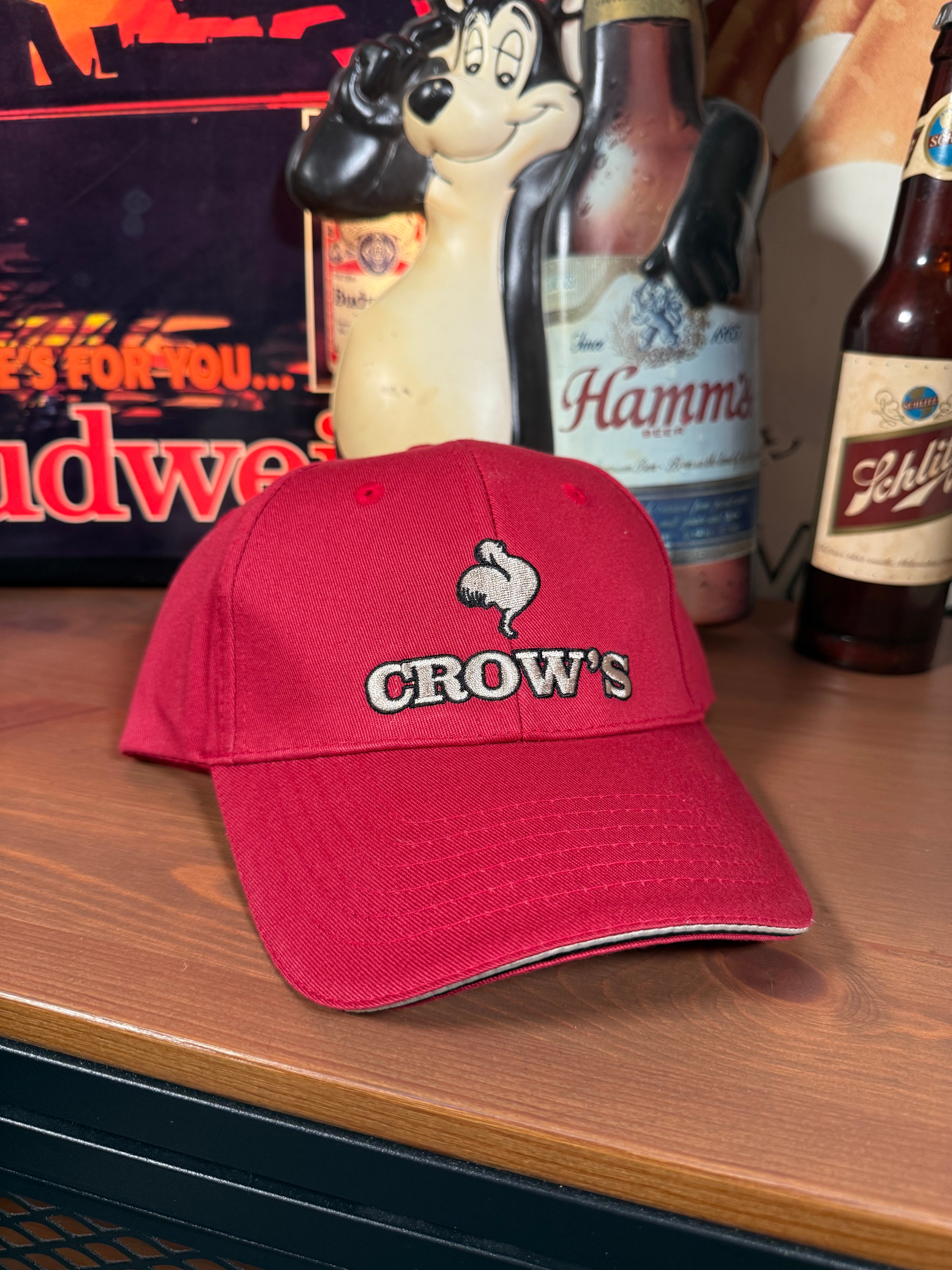 Vintage 2000s Crow’s Seed Red K Products Hat