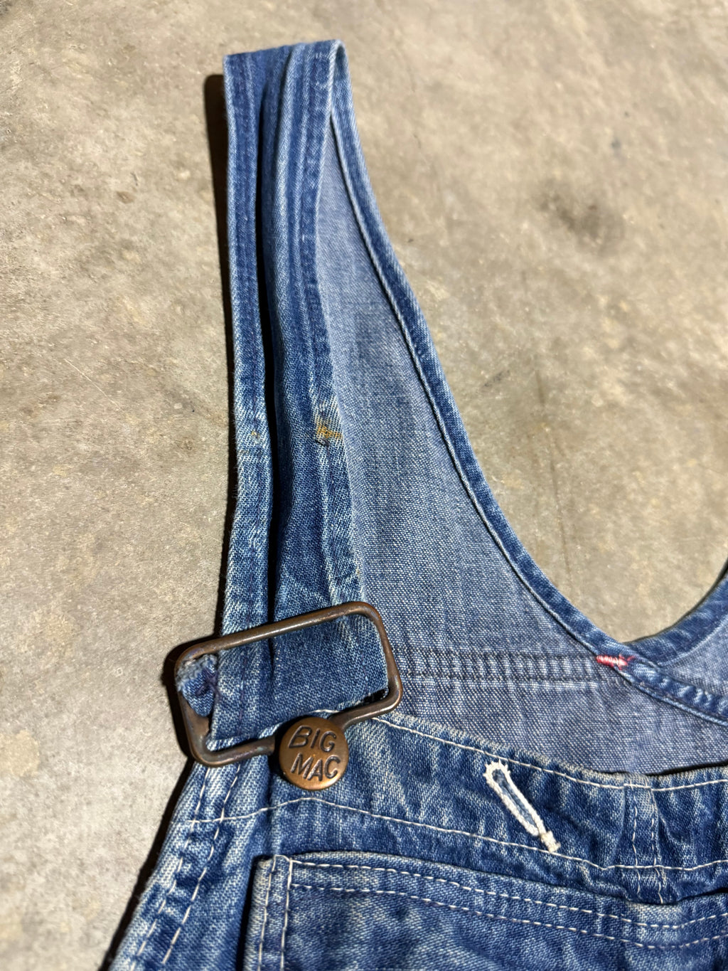 True Vintage JC Penney Big Mac Denim Overalls (32x28)
