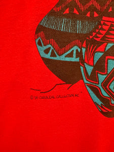 Vintage 1996 Native American Pottery Mock Neck Longsleeve (XXL)