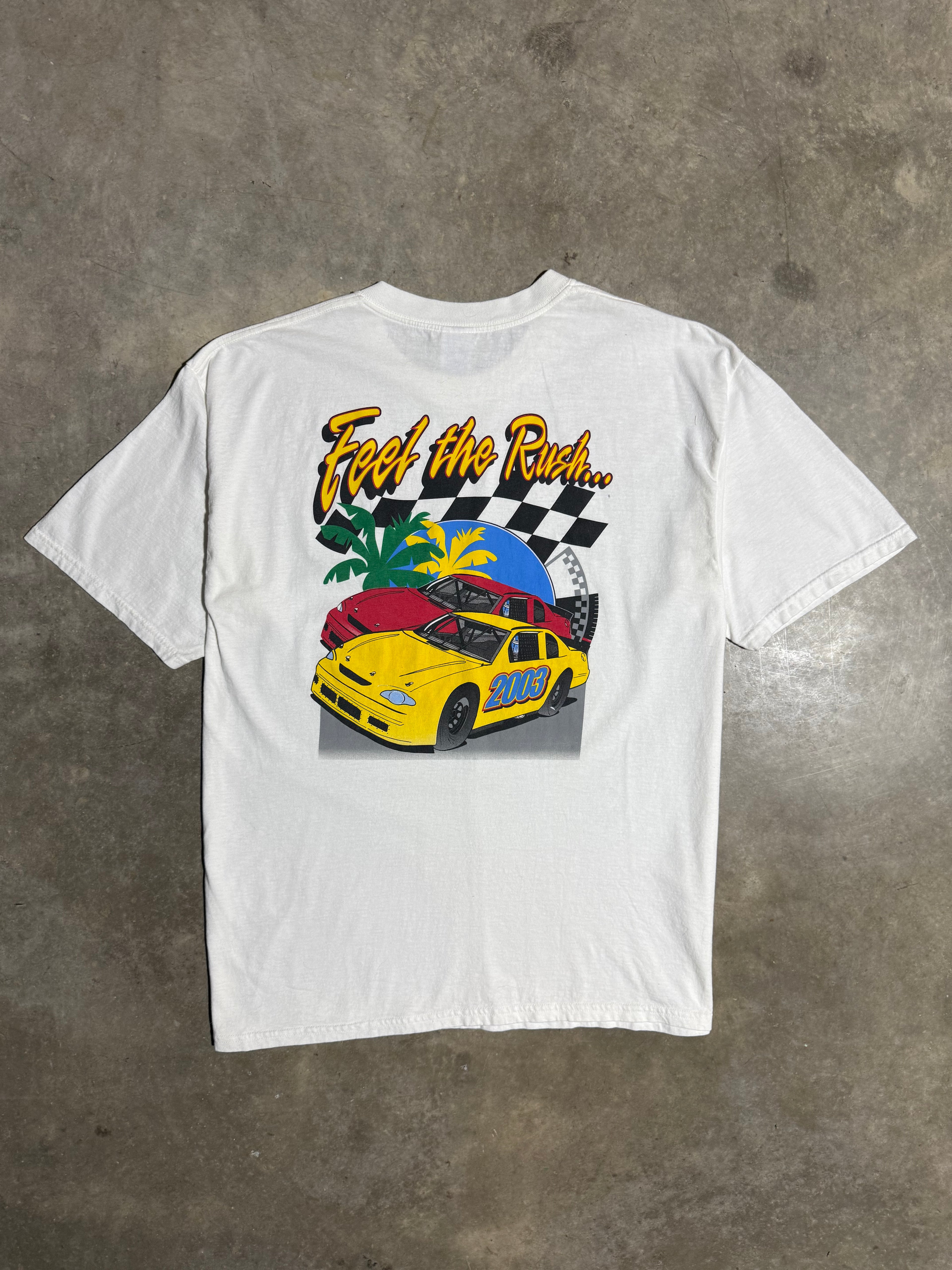 Vintage 2003 Feel The Rush Racing Shirt (XL)