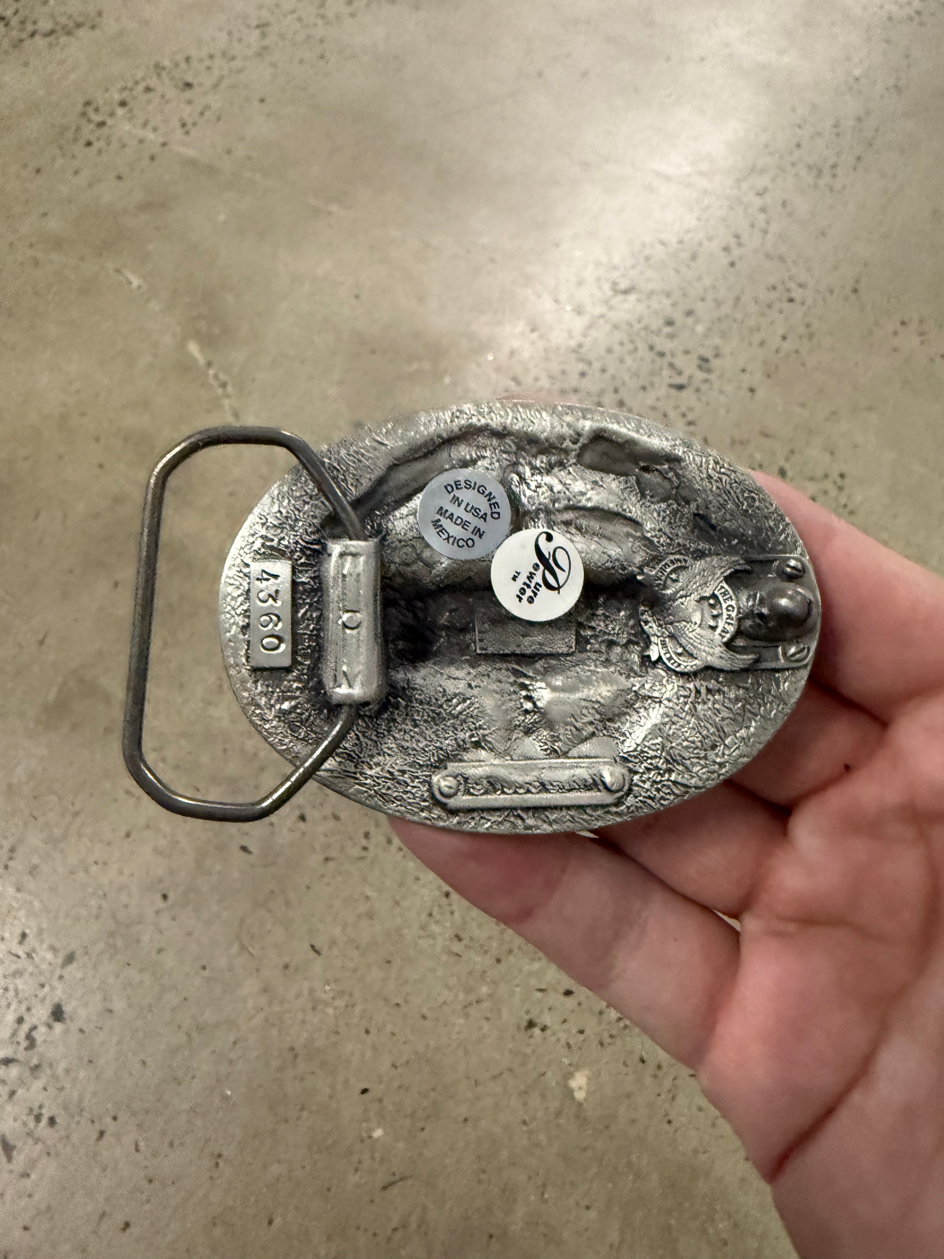 Vintage Vietnam Veteran Belt Buckle