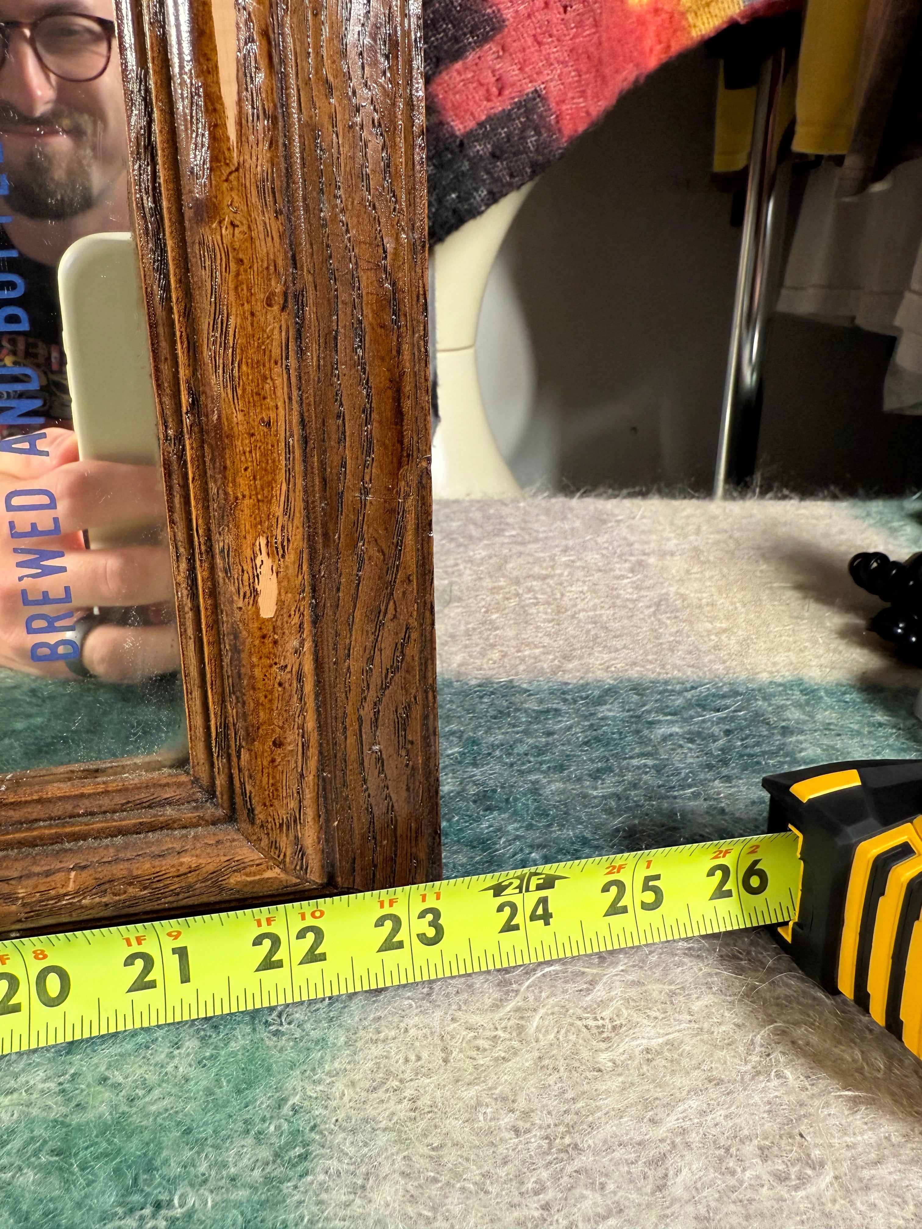 Vintage Pabst Blue Ribbon Bar Mirror (23x20inch)