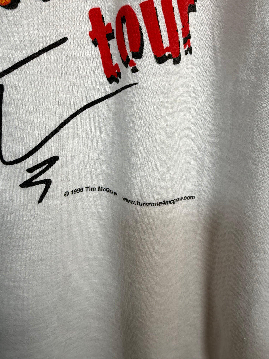 Vintage Tim McGraw Double Sided Concert Tee (L)