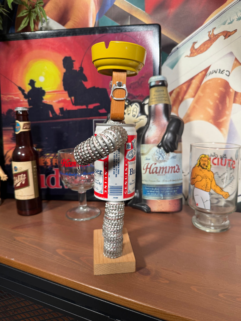 Vintage Budweiser Can Robot