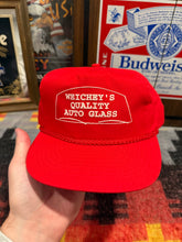 Load image into Gallery viewer, Vintage Red Auto Glass SnapBack Hat
