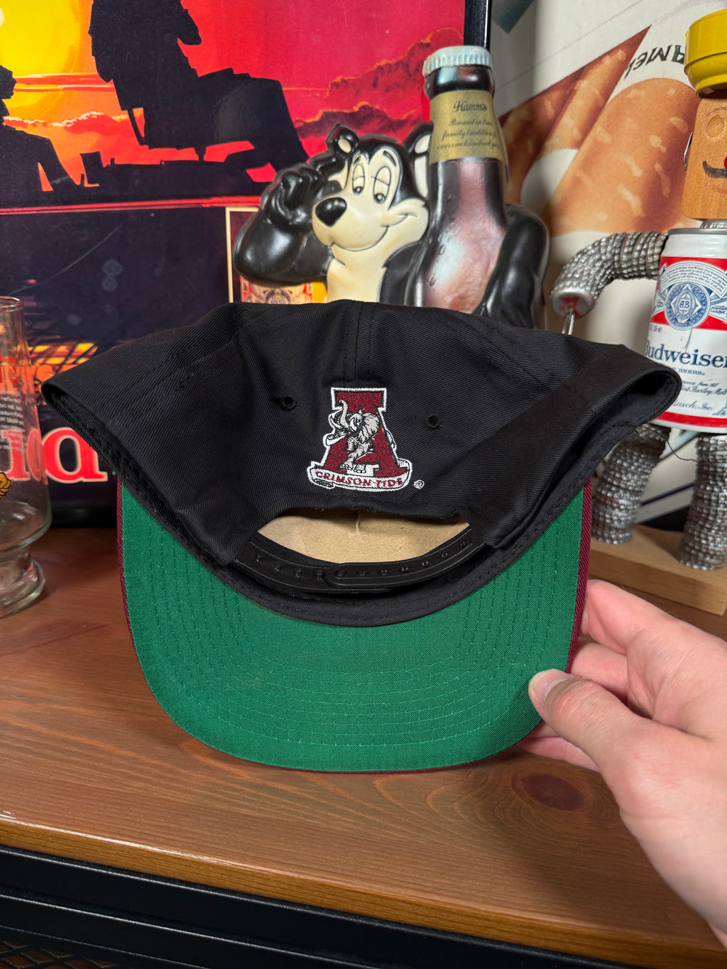 Vintage 90s University of Alabama Street Cap Snapback Hat