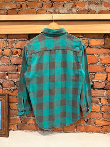 Vintage Timber Trail Green Flannel (S)