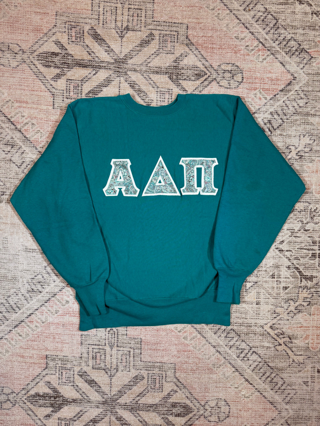 Vintage 90s Champion Alpha Delta Pi Reverse Weave Crewneck (L)