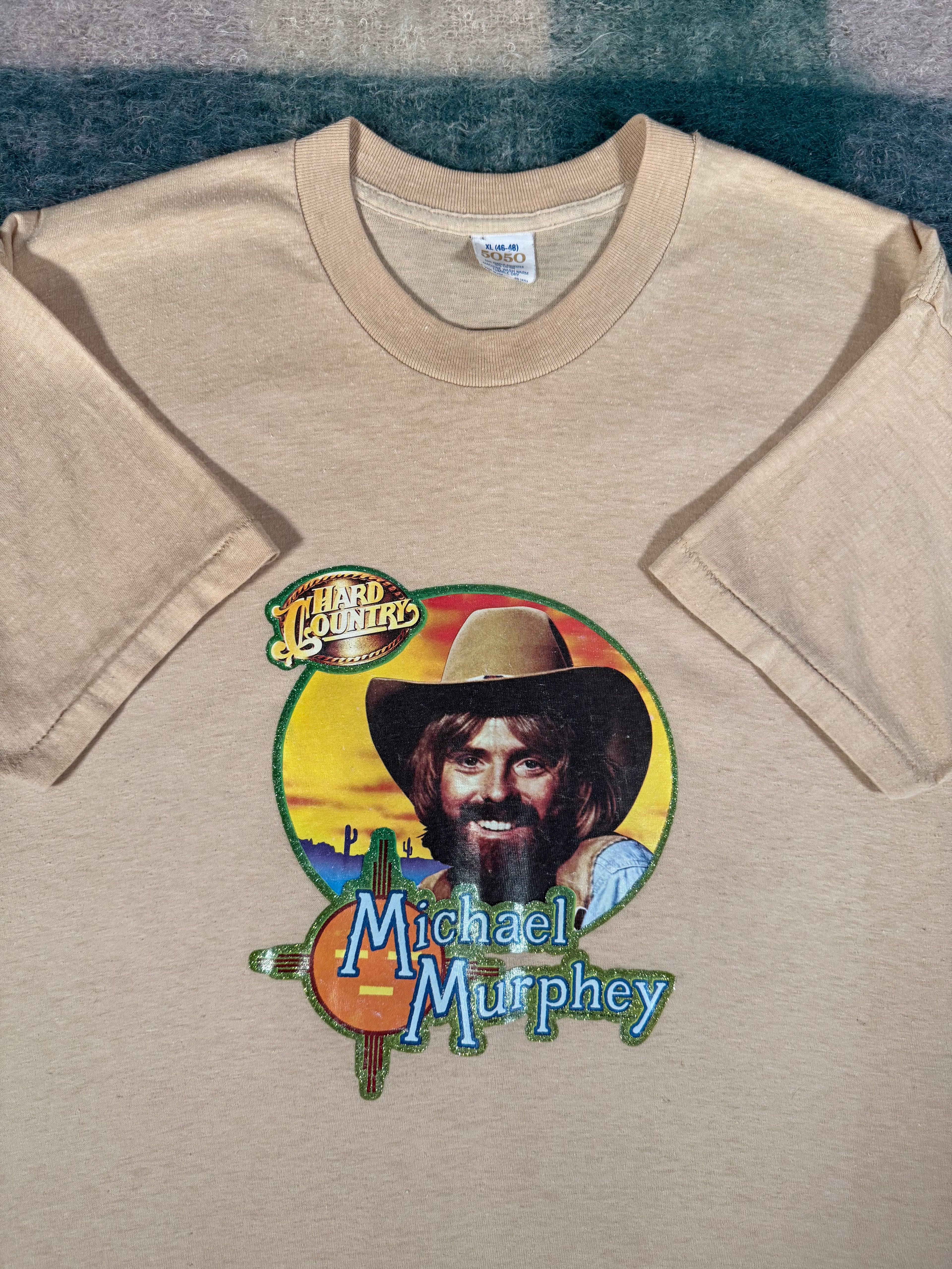 Vintage 1970s Michael Murphy Country Music T-Shirt (M)