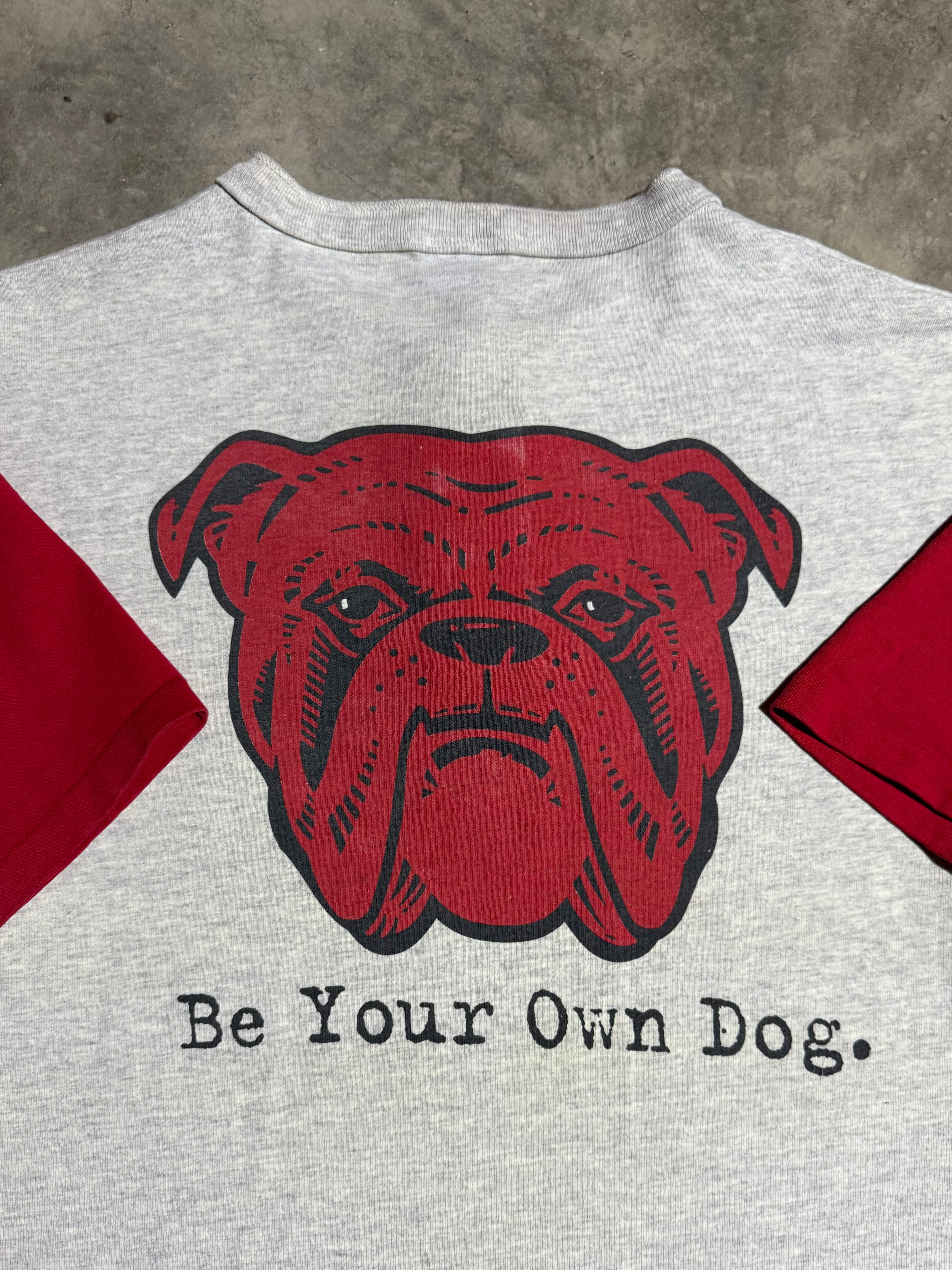 Vintage Red Dog Beer Henley T-Shirt (XL)