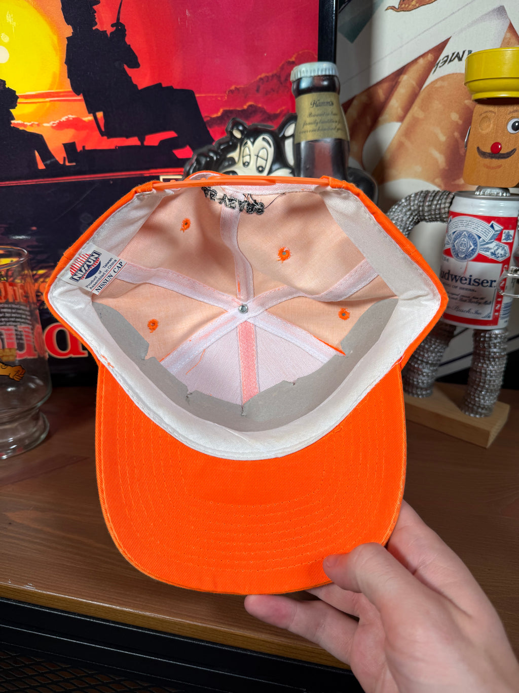 Vintage CAL Ranch Stores Orange Snapback Hat