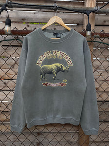 Vintage Endangered Black Rhino Crewneck (L)