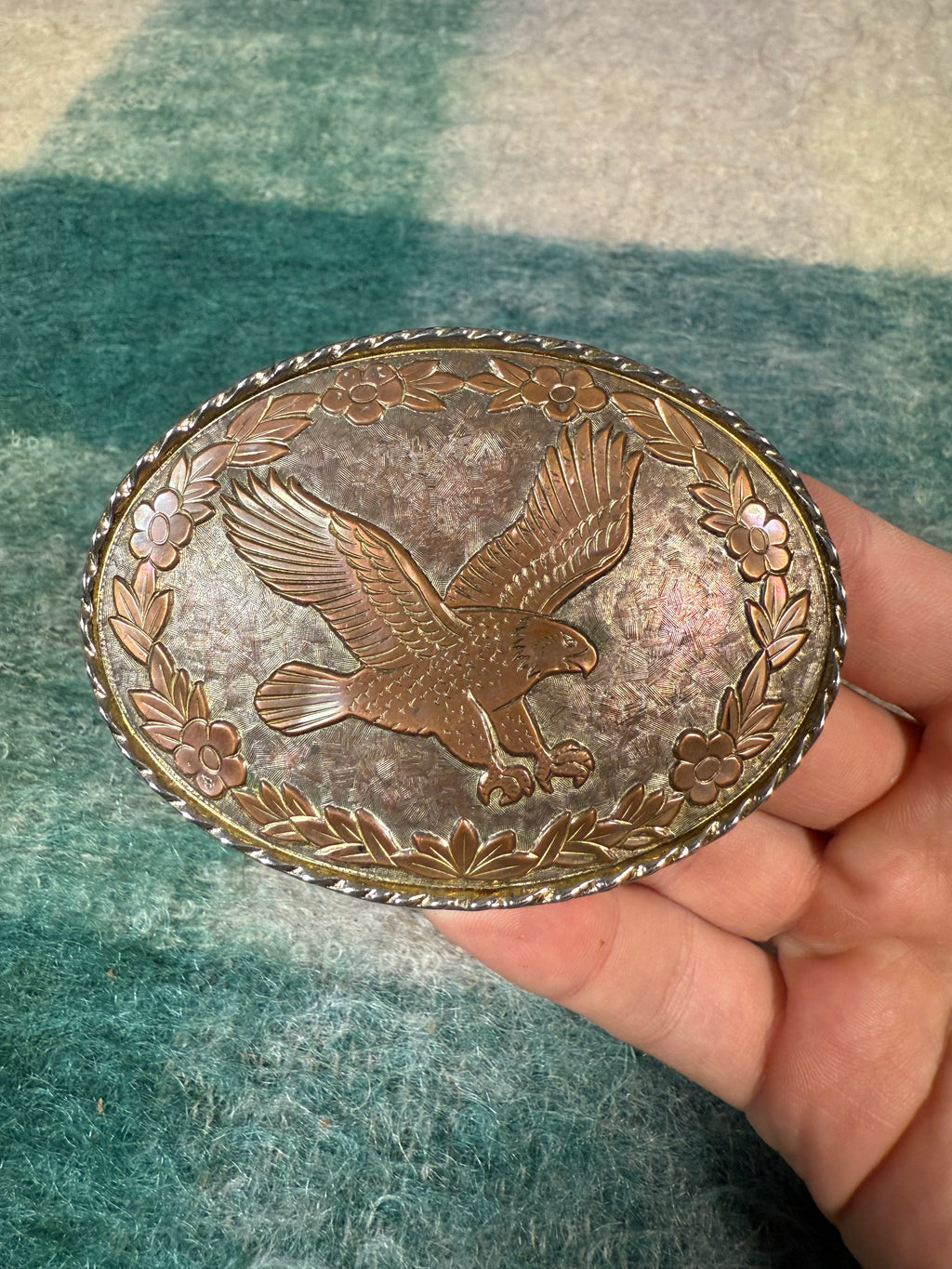 Vintage Soaring Eagle Belt Buckle