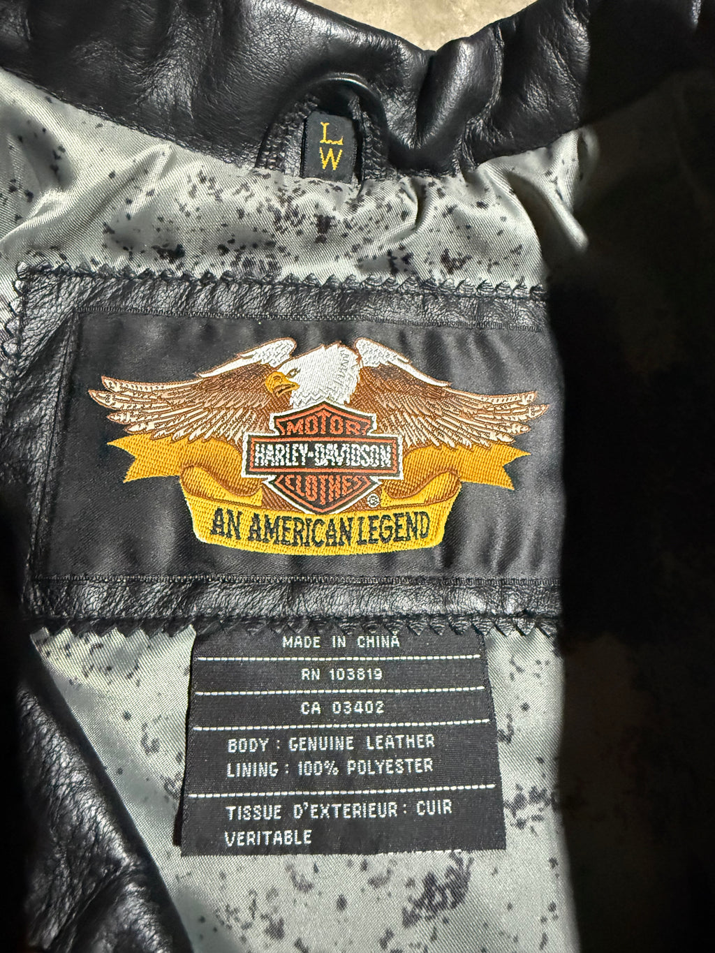 Harley Davidson Woman’s Leather Jacket (WL)